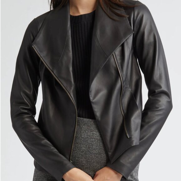 NWOT Vince leather jacket - Picture 8 of 14